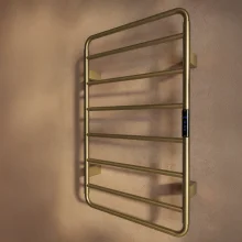lancia-aura-800-x-500mm-brushed-brass-electric-towel-radiator-close.webp