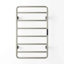 Lancia Aura 800 x 500mm Brushed Nickel Electric Towel Radiator