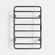 Lancia Aura 800 x 500mm Gunmetal Electric Towel Radiator