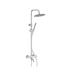 Lancia Chrome Round Bath Shower Mixer