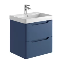 Lancia Ella 600 Twighlight Blue Wall Hung Vanity Unit