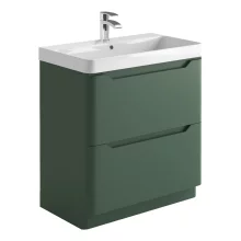 Lancia Ella 800 Sage Green Vanity Unit