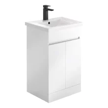 Lancia Empire 500 Gloss White Square Vanity Unit