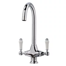 Lancia Harrogate Traditional Kitchen Mixer Tap - Chrome