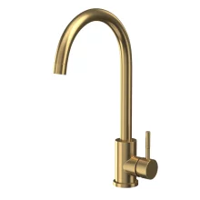 Lancia Manhattan Monobloc Kitchen Mixer Tap Brushed Brass