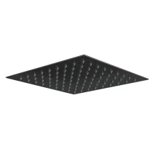 Lancia Matt Black 300mm Square Shower Head