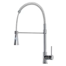 Lancia Tirare Spring Neck Mixer Tap with Pull-Out Spray