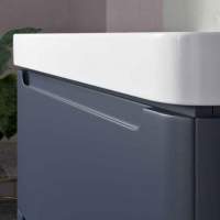 Mercia 600mm Light Grey Waterproof Vanity Unit