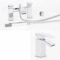 Lauder Bath Shower Mixer & Basin Mixer Tap Set - Highlife Bathrooms