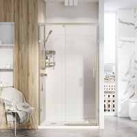 Roman Liberty 1400mm Sliding Shower Door for Alcove Fitting - 8mm Glass