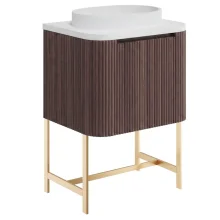 Lancia Lanza 400mm Gloss White Cloakroom Wall Hung Cabinet & Basin
