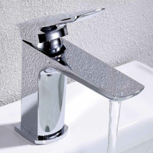 Sagittarius Blade Cloakroom Monobloc Basin Mixer Tap with Waste