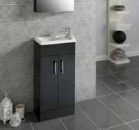 Classic 500mm Graphite Bathroom Vanity Unit With Basin  - Origins By Utopia