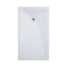 Lujo Stone Fin 1400 x 700mm Grey Slate Shower Tray - Cut To Size