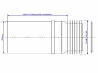 20mm Offset WC Pan Connector - PP0003 - Viva Sanitary