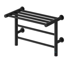Reina Maira 350 x 500mm Black Bathroom Electric Towel Radiator