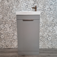 Lomond 400 Cloakroom Vanity Unit - Anthracite - Highlife Bathrooms