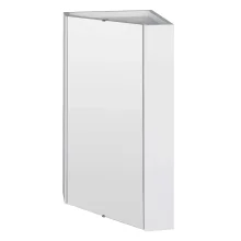 Nuie Mayford Corner Mirror Cabinet 1 Door Gloss White