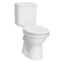 VitrA Milton Close Coupled Toilet Inc Cistern & Seat - 5111WH