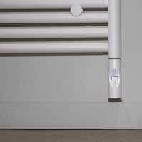 Hugo2 1212 x 600mm Electric Towel Radiator - Mont Blanc - High Heat Output - Tissino