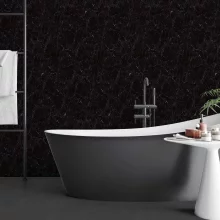 Neptune 250 - Black Marble - PVC Plastic Wall & Ceiling Cladding - 2.6m - 4 Pack
