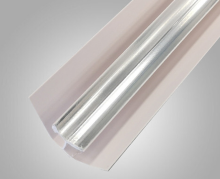 Internal Corner Trim for 8mm Bathroom Cladding Panels - Silver/Chrome Effect - 2.7m - Neptune