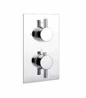 Niagara Equate Chrome Twin Concealed Shower Valve - Single Outlet