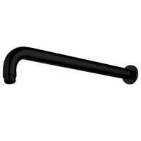 Niagara Equate Round Matt Black Wall Mounted Shower Arm