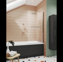 Nuie Round Brushed Brass Microphone Handset, Outlet Elbow, Parking Bracket & Hose