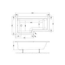 nuie-1600mm-left-hand-square-shower-bath-with-legs-tech.webp