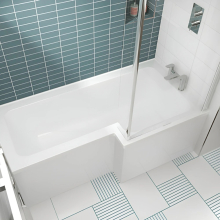 Nuie 1800 x 800mm Right Hand Shower Bath