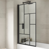 Haven Plus Square Bath Shower Screen