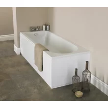 Classic White Gloss Bathroom Furniture Pack Inc Cistern, Toilet Pan, Seat & Round Basin - Nuie