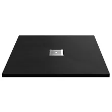 Nuie Black 900mm Slimline Square Shower Tray