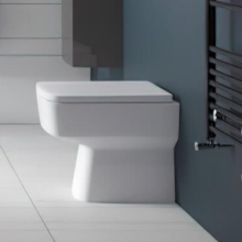 Nuie Doc M Pack - Disabled Bathroom High Toilet, Basin and Grab Rails