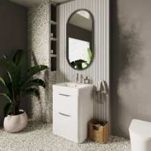 Scudo Ella 800 Gloss White Vanity Unit