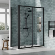nuie-rene-black-1400-x-760mm-sliding-shower-door-enclosure-inc-side-panel-and-tray-lifestyle.webp