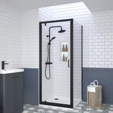 nuie-rene-black-900mm-pivot-shower-door-square-enclosure-inc-side-panel-tray-llifestyle.webp