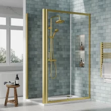 nuie-rene-brushed-brass-1200-x-760mm-sliding-shower-door-enclosure-inc-side-panel-and-tray-lifestyle.webp