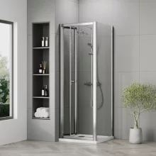 nuie-rene-framed-chrome-1200mm-bi-fold-door-side-panel-and-tray-lifestyle-2.webp