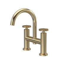Nuie Revolution Brushed Brass Bath Filler