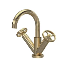 Nuie Revolution Brushed Brass Mono Basin Mixer Tap