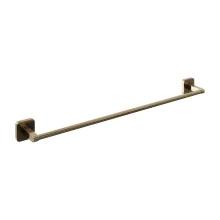 Nuie Trisen 600mm Brushed Brass Single Towel Bar