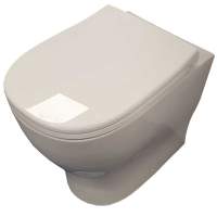 Kartell Style Back To Wall Toilet & Soft Close Seat
