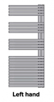 Eastbrook Pesaro Chrome Designer Towel Rail - 41.0328