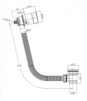 Selkirk Freeflow Overflow Bath Filler Tap - Highlife Bathrooms