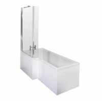 Square Shower Bath 1700 x 850mm - Package Deal - Nuie
