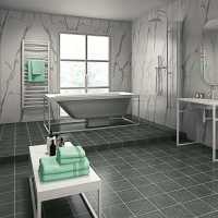 Durapanel Dark Linen 1200mm S/E Bathroom Wall Panel By JayLux