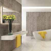 Wetwall Silver Alloy Shower Panel