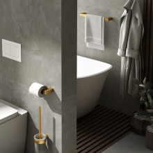 Origins Living Pirenei Brushed Nickel Roll Holder